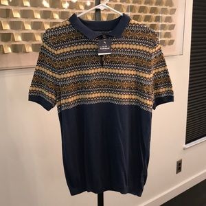 NWT MENS TOPMAN SHIRT SIZE SMALL